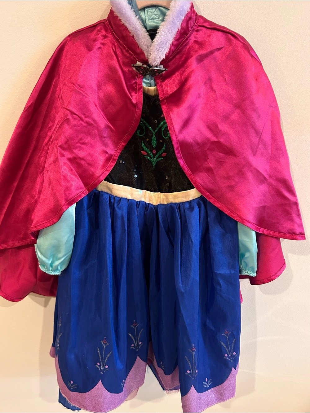 Frozen Anna Dress with Cape
